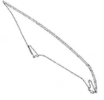 Fits Porsche Cayenne 2020-2025 4 Door Coupe Passenger Side Front Window Glass New. Price: $350.00.