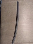 Trim - Vertical Door Glass To Quarter Driver Side 1969 Mustang/cougar Used. Price: $80.00.