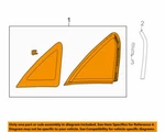 Ford Oem 12-16 Focus-rear Quarter Panel Side Window Glass Left CV6Z5429711A New. Price: $199.00.