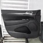 2018 Jeep Grandcher Driver Left Side Front Door Trim Panel Black KCX9 Oem Used. Price: $425.00.
