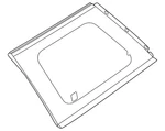 Genuine Land-rover Quarter Glass 532123603 New. Price: $809.93.