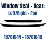 Pair Gm Oem Outer Rear Window Glass Sealing Weather Strip Trim 15761644+15761645 New. Price: $44.15.