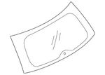Genuine Mitsubishi Lift Gate Glass 5805A759 New. Price: $827.10.