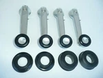 1970-74 Cuda Window Regulator Crank Handle & Spacer Kit E-body Mopar Good Ones New. Price: $69.95.