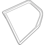 Genuine Bmw Side Window, Green, Rear, Le 51-37-2-993-821 New. Price: $169.19.