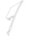 Genuine Mercedes-benz Vent Window Assembly 294-720-18-01 New. Price: $295.20.