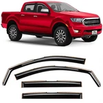 Voron Glass Rain Guards Inchannel Ford Ranger Supercrew 20192023 4PC New. Price: $74.54.