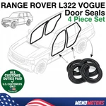 Velvet Door Seal Set For Range Rover L322 2002-2012 Front Rear 4PCS New. Price: $182.00.