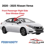 Fits 20-25 Nissan Versa Sedan Passenger Right Side Front Door Window Glass New. Price: $124.95.