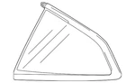 Genuine Gm Body Passenger Side Window 84547507 New. Price: $520.40.