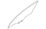Genuine Mazda Door Glass KB7W-59-510 New. Price: $197.81.