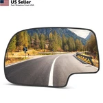 Scitoo Exterior Mirror Driver Side Glass Replacement Polished Finish, Chrome New. Price: $19.11.