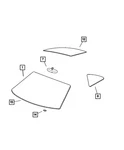 Genuine Mopar Quarter Glass Left 5096777AA New. Price: $150.33.