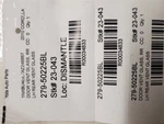 Toyota Corolla, Driver Rear Door Vent Glass, 2009-2013, 68189-02120 Used. Price: $57.75.