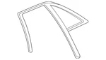 Genuine Gm Passenger Side Rear Door Stationary Window 25748363 New. Price: $74.66.