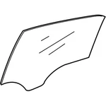 Genuine Mercedes-benz Oe Glass Pane 212-735-30-10 New. Price: $127.93.