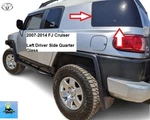 6274035153 07 14 Toyota Fj Cruiser Left Rear Quarter Glass Window Privacy Oem Used. Price: $124.00.