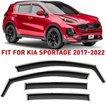 Side Window Deflectors Rain Guards For 2017-2022 Kia Sportage New. Price: $59.39.