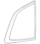 Genuine Honda Quarter Glass 73550-3A0-A11 New. Price: $209.08.