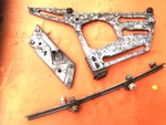 Gtx Coronet Charger Quarter Glass Mounting Frame 2838433 Track Roller Channel Used. Price: $213.58.