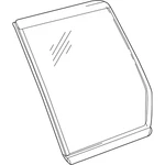 Genuine Mercedes-benz Oe Side Window, Fixed 204-670-31-54 New. Price: $135.90.