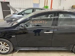 08-17 Mitsubishi Lancer Driver Left Front Door Black Pearl Paint X42 Used. Price: $250.00.