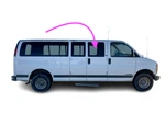 Fits: 1996-2025 Chevy Express Passenger Right Hinged Door Window Glass Movable New. Price: $140.95.