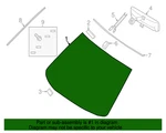 New Genuine Nissan Glass - Windshield Oe 727123TA0A. Price: $1064.14.