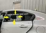 14-18 Kia Forte Driver Left Rear Door Tinted Glass Window Only Used. Price: $100.00.