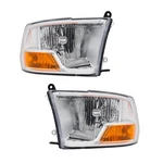 For Dodge Ram 3500/2500 2010 Headlight Driver And Passenger Side Pair Halogen New. Price: $254.35.