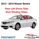Fits 2013-2019 For Nissan Sentra Sedan Driver Side Left Rear Door Window Glass New. Price: $85.00.