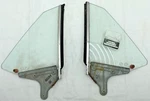 1970 Plymouth Convertible Quarter Windows Mopar Back Glass Barracuda Pair Used. Price: $770.21.