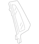 Genuine Volkswagen Fixed Glass 5NN-845-214-K New. Price: $167.99.