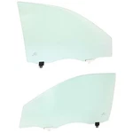 Pair Set Of 2 Door Glasses Front Driver & Passenger Side Sedan Left Right New. Price: $141.70.