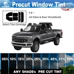 Precut 2PLY Window Tint Film Kit All Ford F250/F350/F450/F550 Crew Cab New. Price: $39.99.