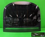 Tesla Model 2012-2016 Liftgate Rear Glass Assembly 6005898-00-F Used. Price: $500.00.