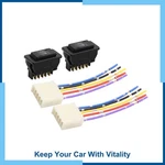 Universal PACK(2) 12V Car Power Window Switch With Wiring Harness Socket Adapter New. Price: $19.49.