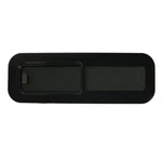 Rv Window Teardrop Horizontal Sliding Left Vent Glass 31.4" X 10.6" Black New. Price: $289.99.