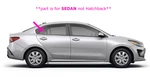 For 2018-2023 Kia Rio 4-DOOR Sedan Passenger Right Side Rear Vent Window Glass New. Price: $98.00.