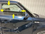 14-19 Kia Soul Passenger Right Side Door Solar Glass Window Used. Price: $100.00.