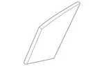 Genuine Toyota Vent Window Assembly 68125-02010 New. Price: $27.72.