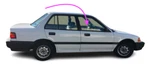 Fit: 1988-1991 Honda Civic 4D Sedan Passenger Side Front Right Door Window Glass New. Price: $289.95.
