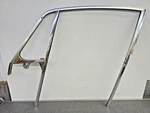 Used Original Porsche 911 912 Drivers Door Bright Anodized Window Frame 1968 #9. Price: $475.00.