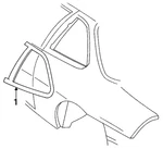 Genuine Gm Quarter Glass 16618092 New. Price: $65.04.