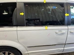 08-16 Chrysler Town Country Passenger Right Rear Side Door Glass Window Only Used. Price: $110.00.