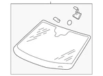 Genuine Volkswagen Windshield 5NN-845-011-BE-NVB New. Price: $420.74.