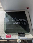 2008 Ford Explorer Right Rear Door Glass /window Privacy Tint Passenger Side Rh Used. Price: $135.00.