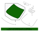 Genuine Nissan Oe Glass Windshield G2700-6RB2C New. Price: $1065.41.