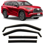 Sun Rain Visors Wind Guards For 20-26 Toyota Highlander Shatterproof New. Price: $59.99.