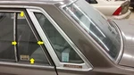 1982 Toyota Cressida Driver Left Rear Vent Glass Window Only Used. Price: $100.00.